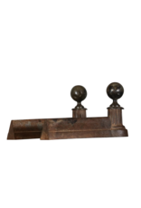 Petite Pair French Fireplace Brass Objects