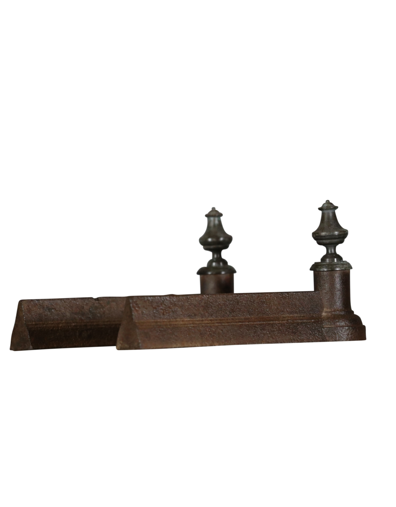 Maison Leon Van den Bogaert Elegante Haardijzers In Brons