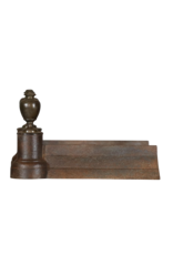 Maison Leon Van den Bogaert Kleines Paar französisches Kaminzubehör