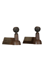 Maison Leon Van den Bogaert Petite Rustic Fireplace Objects