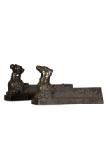 Maison Leon Van den Bogaert Mooie haard honden — 21 cm hoog