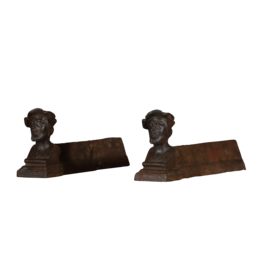 Rustieke Vuurbokken In Gietijzer