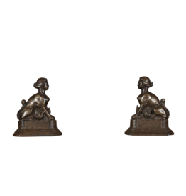 Sphinx En Fonte Pour Le Foyer