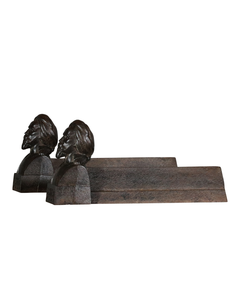 Maison Leon Van den Bogaert Guerrero Con Armas Chimenea Objeto