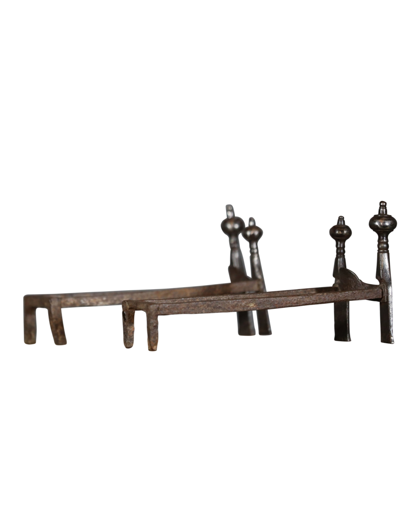 Double Chevalet French Andiron