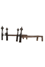 Maison Leon Van den Bogaert Doppeltes Chevalet Französischer Andiron