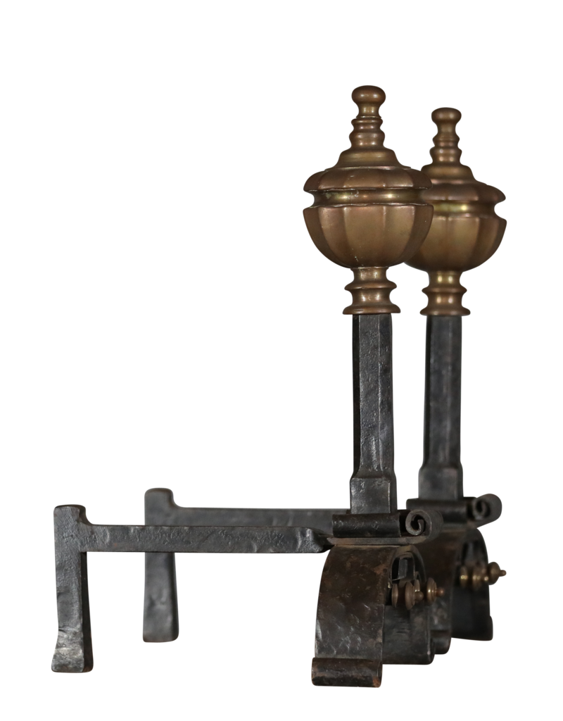 Maison Leon Van den Bogaert Sterke vuurbokken — 54 cm hoog
