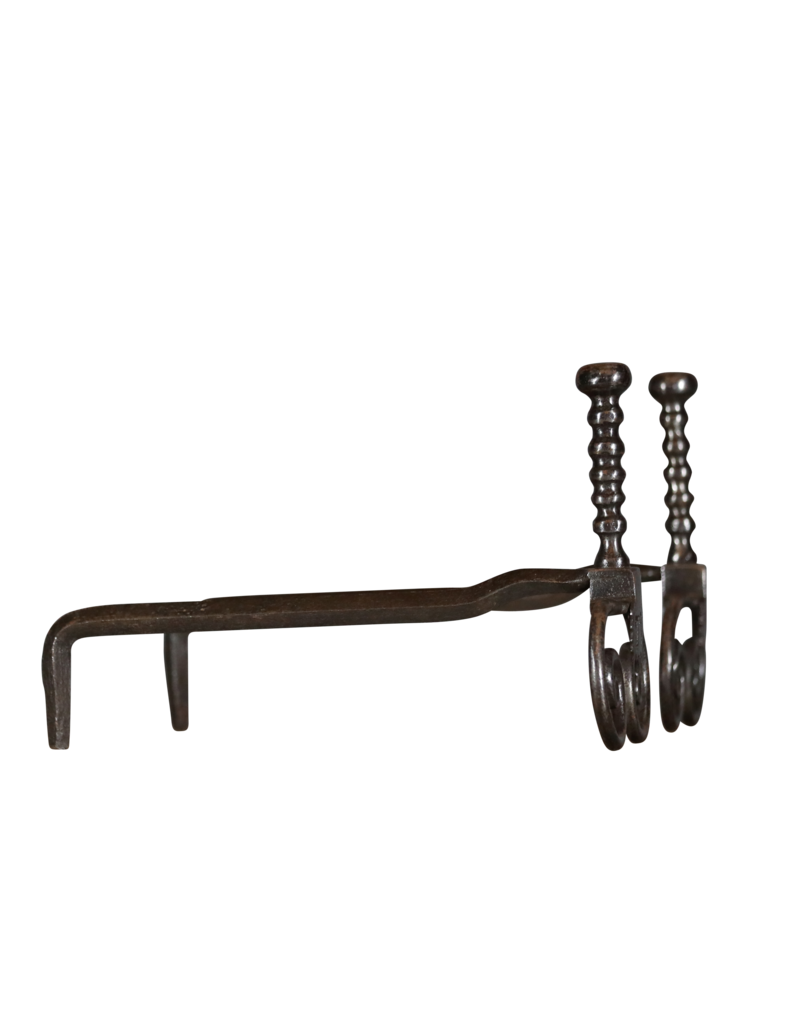 Maison Leon Van den Bogaert French Pair Andiron — 30 cm High