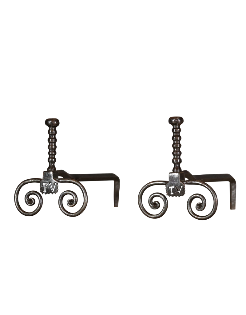 French Pair Andiron