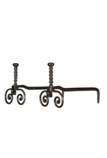 Maison Leon Van den Bogaert French Pair Andiron — 30 cm High