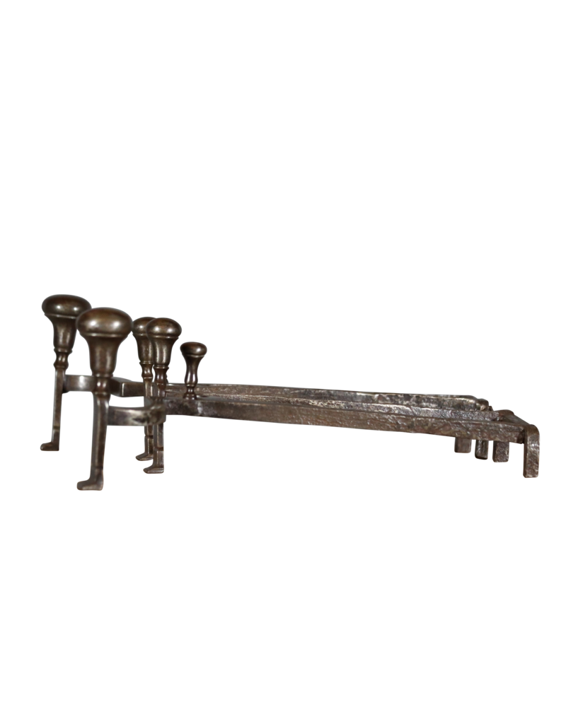 The Antique Fireplace Bank Double Chevalet Andiron