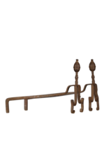 Maison Leon Van den Bogaert Chimenea Elegante Andiron En Hierro Forjado