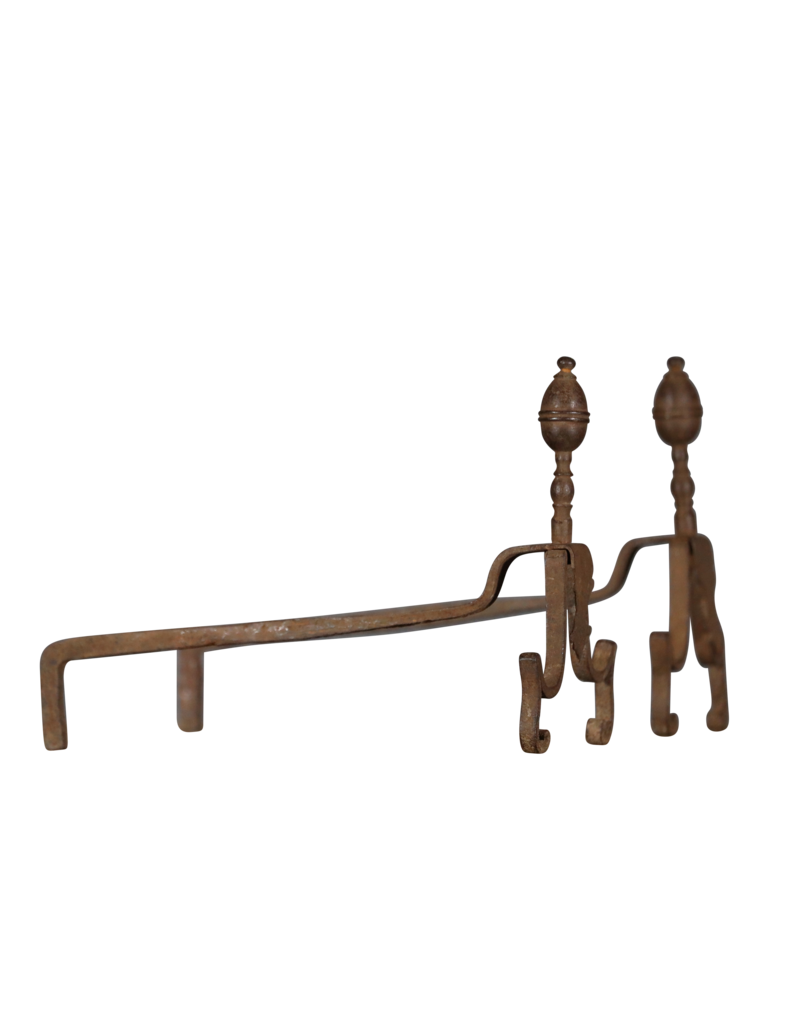 Chimenea Elegante Andiron En Hierro Forjado