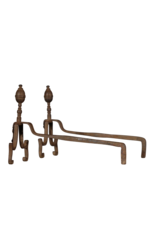 Maison Leon Van den Bogaert Chimenea Elegante Andiron En Hierro Forjado