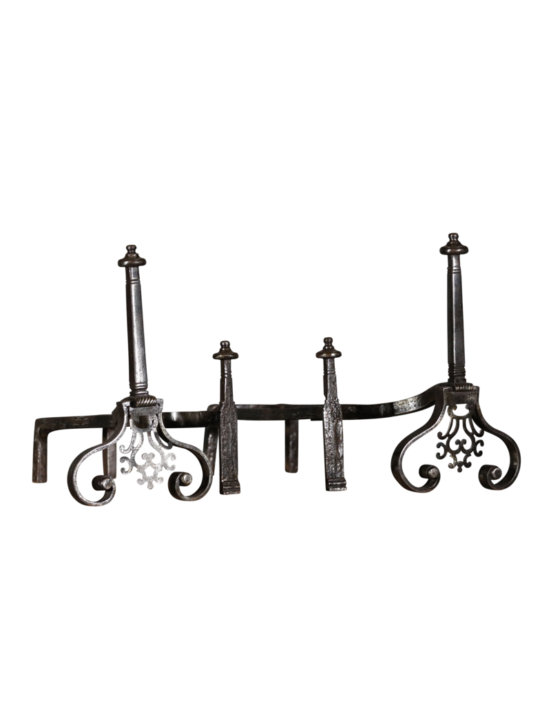 Exceptional Antique French Andirons