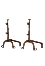 Objetos de chimenea rústica