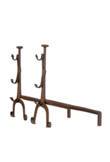 Objetos de chimenea rústica