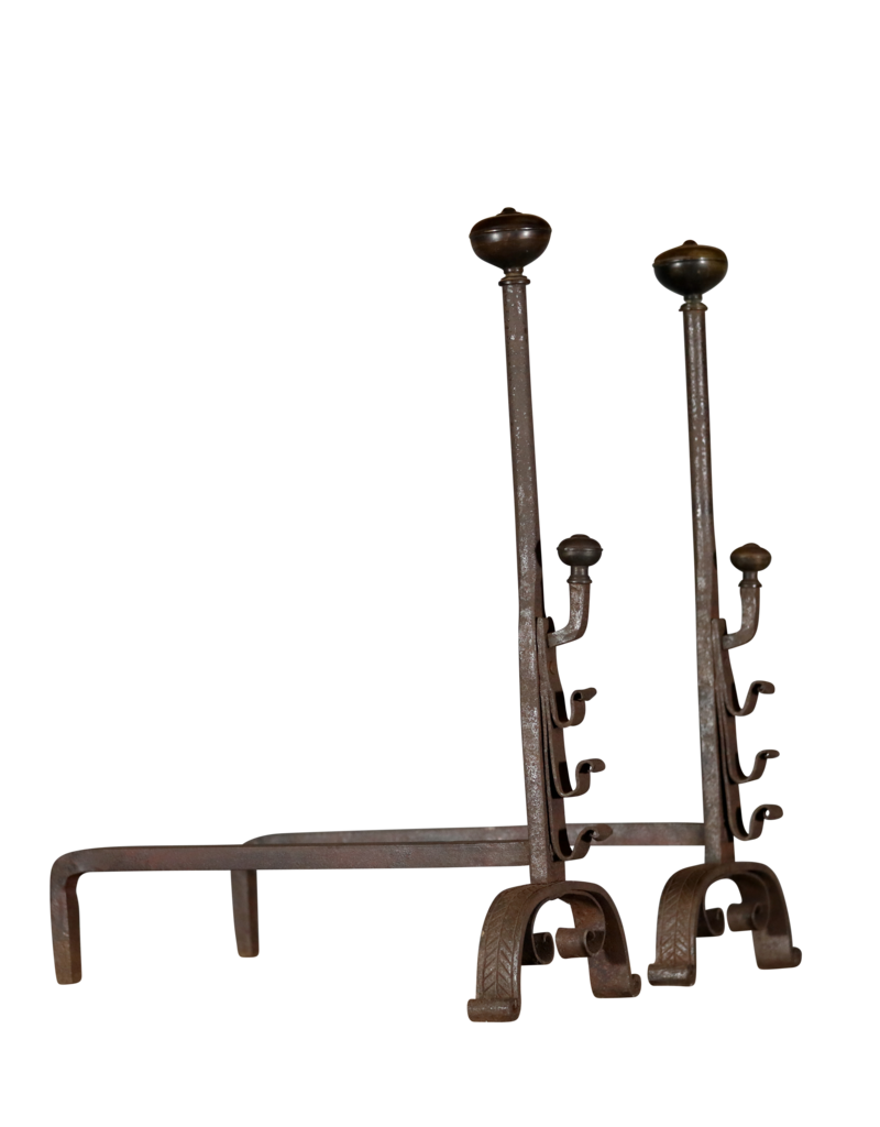 Maison Leon Van den Bogaert Italian Antique Fireplace Objects