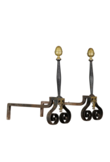 Maison Leon Van den Bogaert Massiver Feuerbock mit Messingdetails