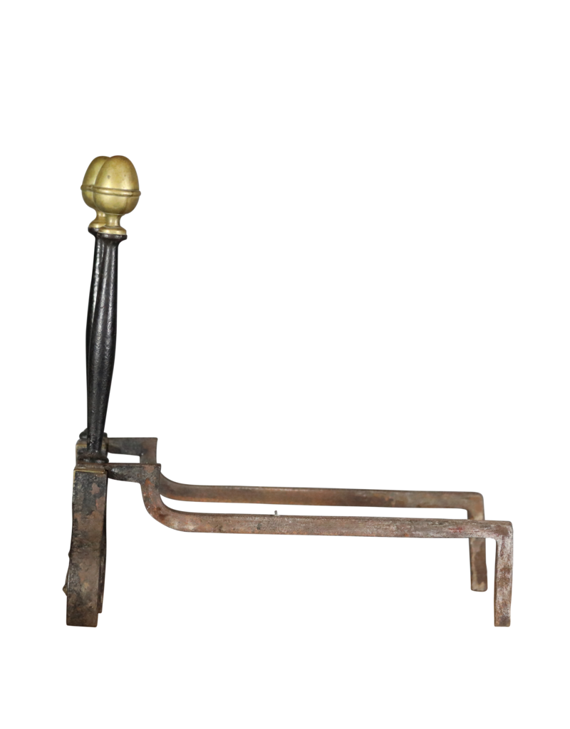 Maison Leon Van den Bogaert Massiver Feuerbock mit Messingdetails