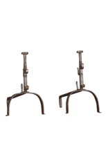 Maison Leon Van den Bogaert Simpele haard ijzers — 49 cm hoog