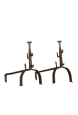 Maison Leon Van den Bogaert Simpele haard ijzers — 49 cm hoog