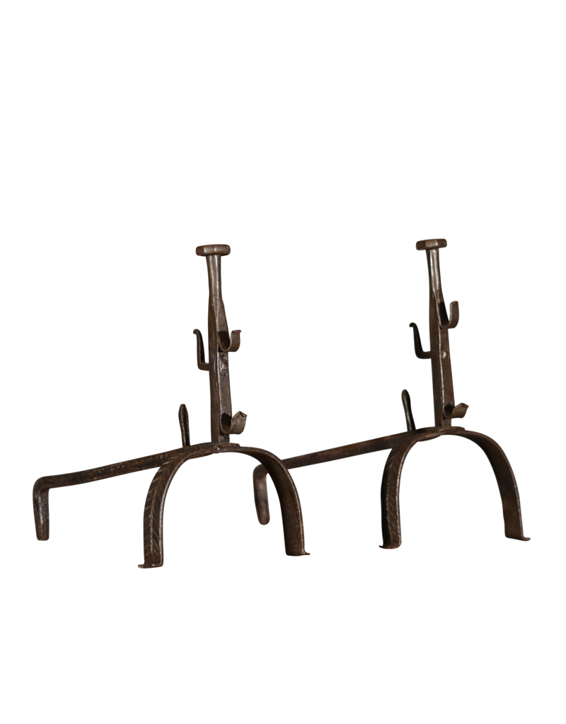 Maison Leon Van den Bogaert Simpele haard ijzers — 49 cm hoog