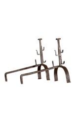 Maison Leon Van den Bogaert Simpele haard ijzers — 49 cm hoog