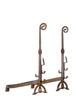 Pre-XV Century Open Fireplace Accessories