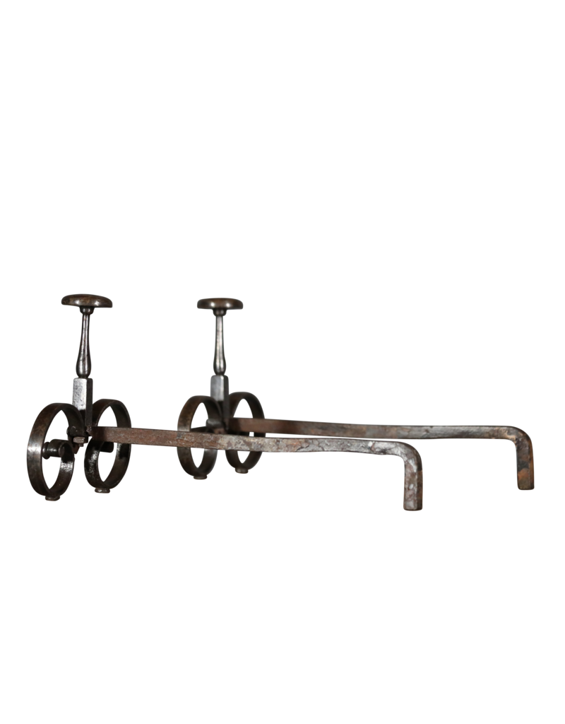 Maison Leon Van den Bogaert Eleganter französischer Feuerbock aus dem 17. Jahrhundert