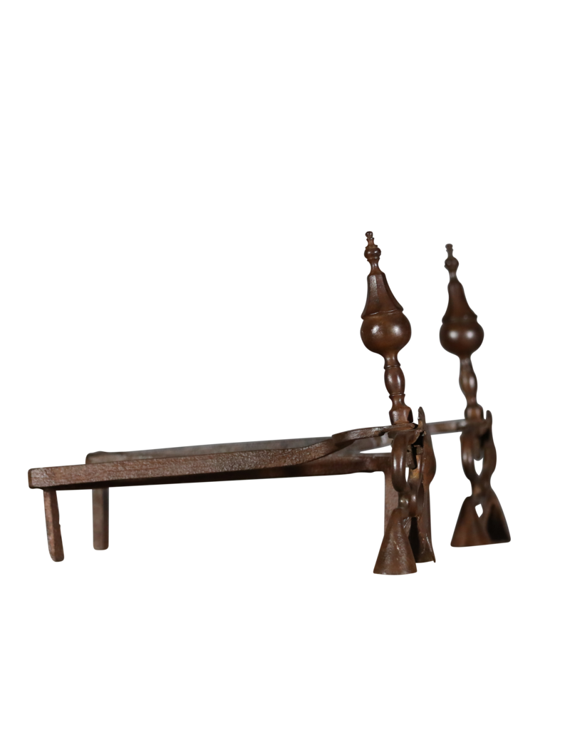 Hunter Andiron With Deer Feet