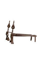 Hunter Andiron With Deer Feet