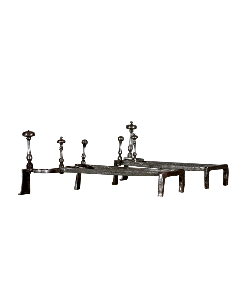 Elegant XVIII Century Fireplace Decor Andiron