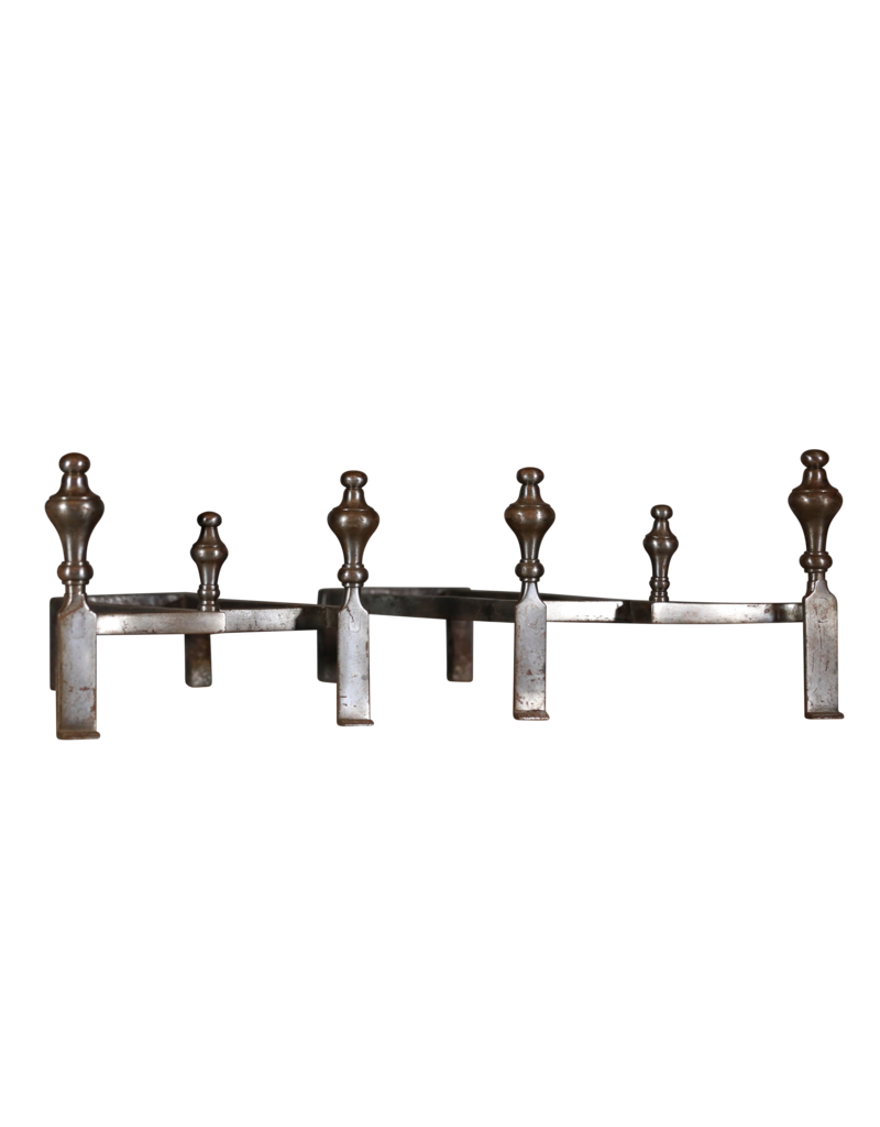 Double Chevalet French Andiron