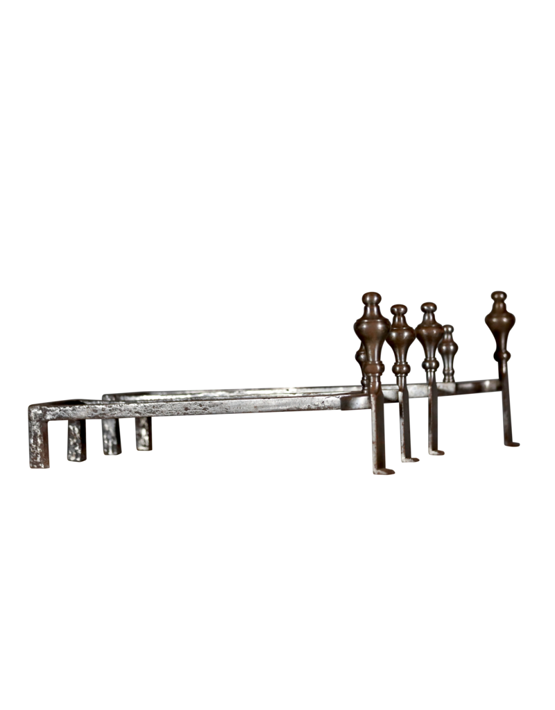 Maison Leon Van den Bogaert Double Chevalet French Andiron