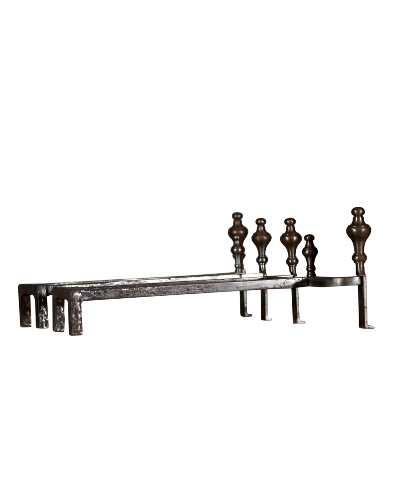 Maison Leon Van den Bogaert Doppeltes Chevalet Französischer Andiron