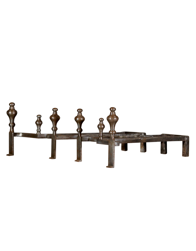 Double Chevalet French Andiron