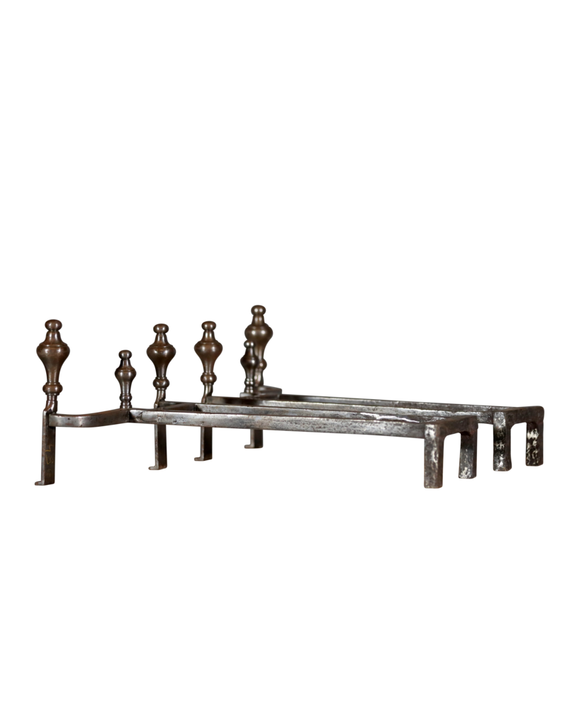 Maison Leon Van den Bogaert Double Chevalet French Andiron