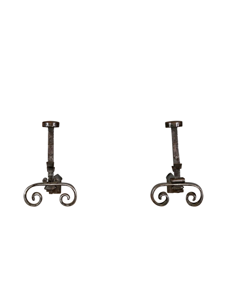 Maison Leon Van den Bogaert Schmiedeeisen-Kamindekor-Accessoires
