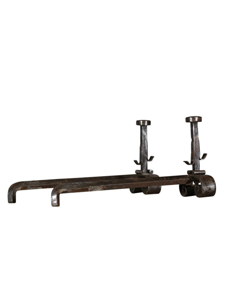 Maison Leon Van den Bogaert Schmiedeeisen-Kamindekor-Accessoires