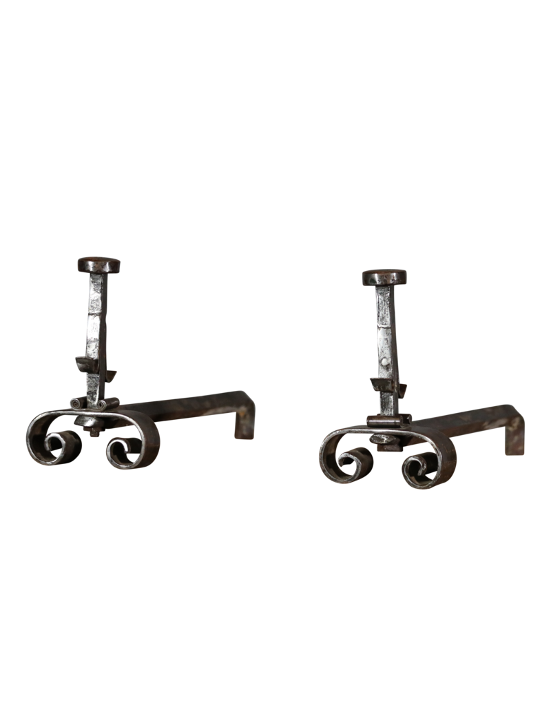 Maison Leon Van den Bogaert Schmiedeeisen-Kamindekor-Accessoires