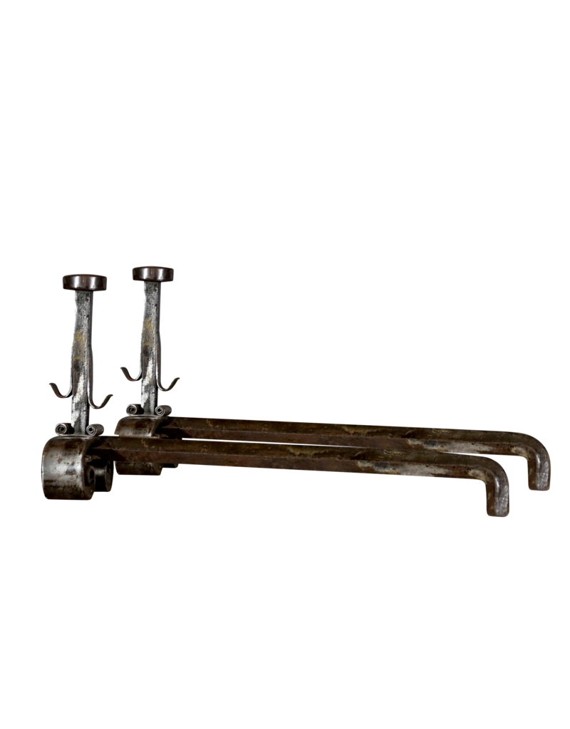 Maison Leon Van den Bogaert Schmiedeeisen-Kamindekor-Accessoires