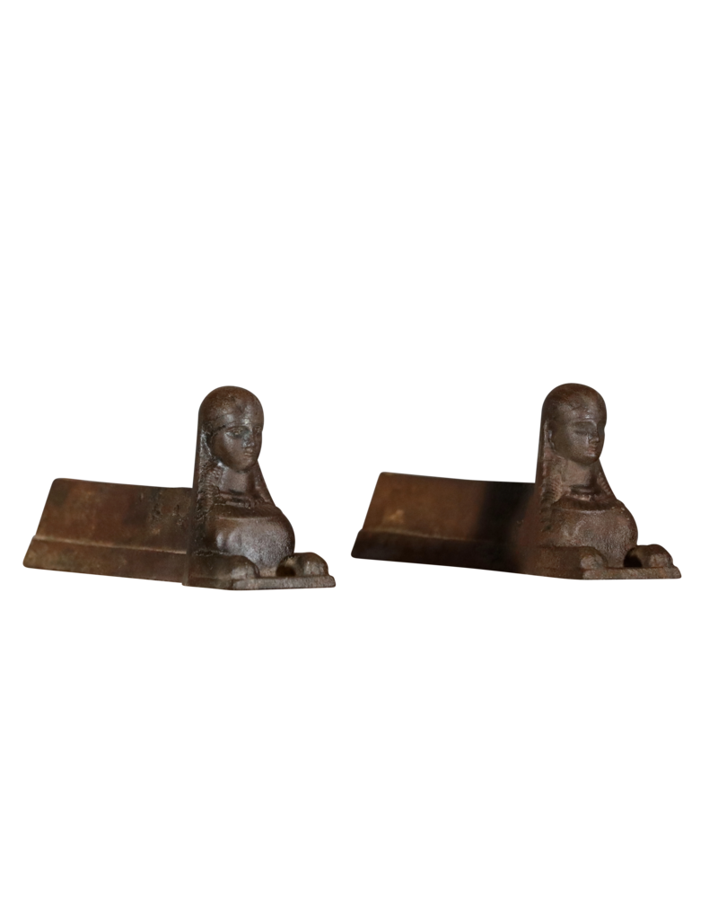 Maison Leon Van den Bogaert Sfinx in Cast-Iron — 16 cm High