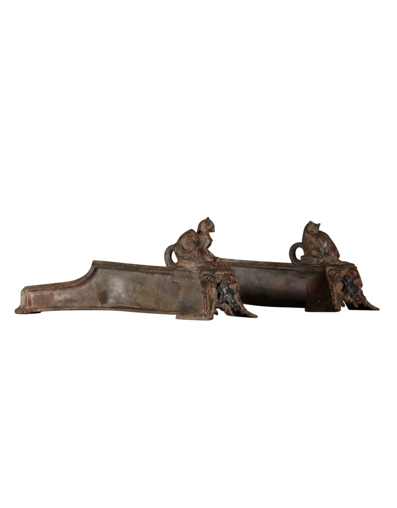 Maison Leon Van den Bogaert Decorative Cast Iron Cats