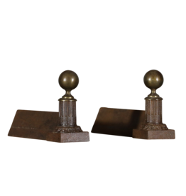 19th Century Pair Andiron