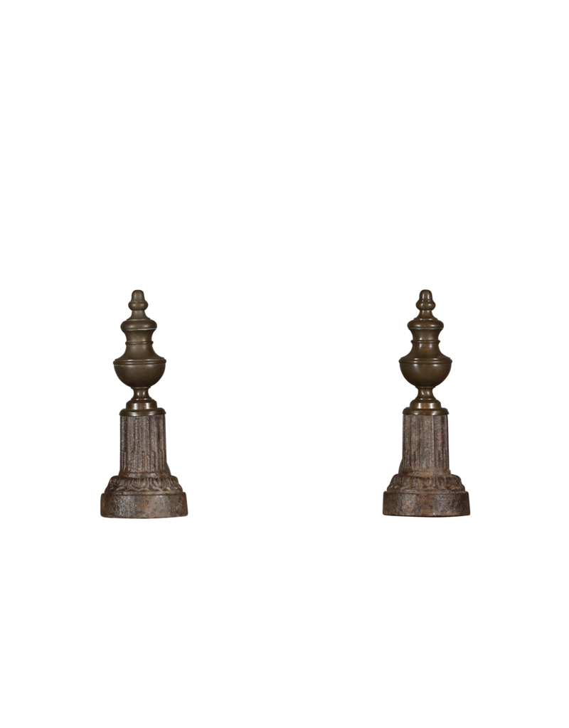 Maison Leon Van den Bogaert Kamindekor-Accessoires aus Messing