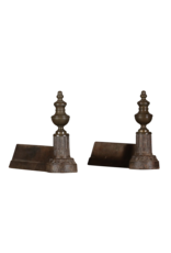 Maison Leon Van den Bogaert Kamindekor-Accessoires aus Messing