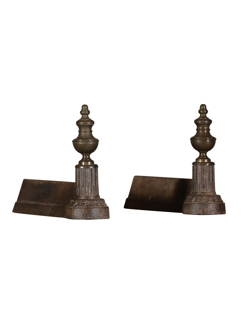Maison Leon Van den Bogaert Kamindekor-Accessoires aus Messing