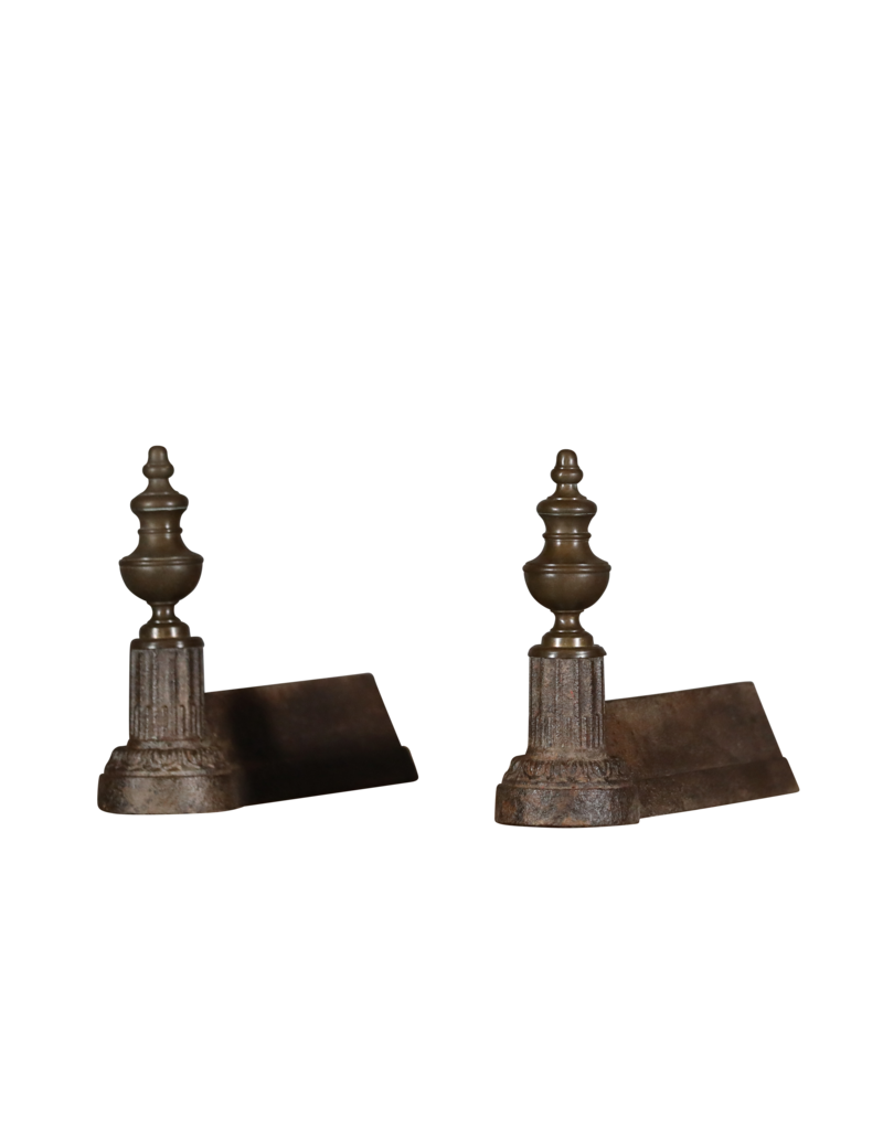 Maison Leon Van den Bogaert Kamindekor-Accessoires aus Messing
