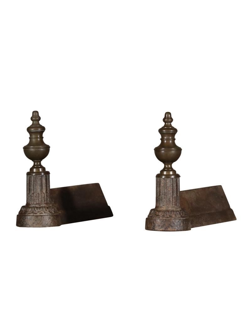 Maison Leon Van den Bogaert Kamindekor-Accessoires aus Messing